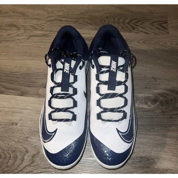 Nike Alpha Huarache Elite 4 Low MCS White/Midnight Navy FD6255-107 Mens Size 11 - Picture 3 of 6